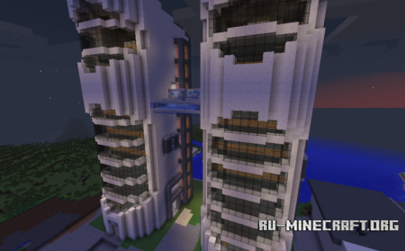  Futuristic City  Minecraft