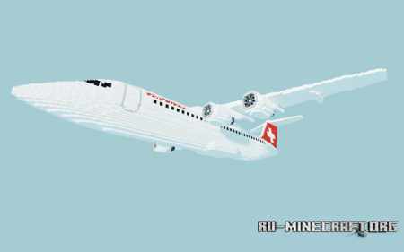  British Aerospace BAE 146-200 - SwissAir  Minecraft