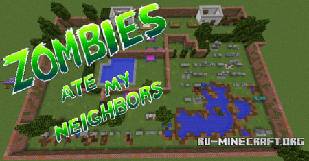  Zombie ate my Neighbors  Minecraft