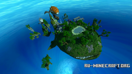  Floating Whale Village  Minecraft