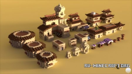  Japarabic Houses Building Bundle  Minecraft