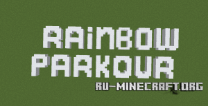  Rainbow Parkour Adventure  Minecraft