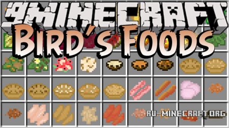  Birds Foods  Minecraft 1.12.2