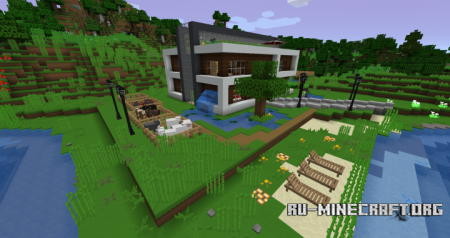  Modern Survival House 10  Minecraft
