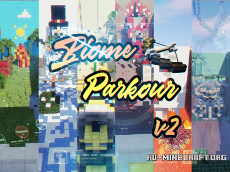  Biome Parkour V2  Minecraft