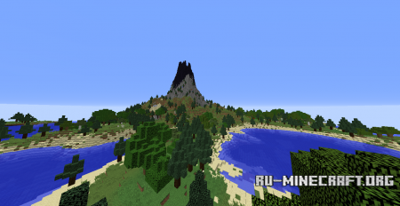  Volcano Survival Island  Minecraft