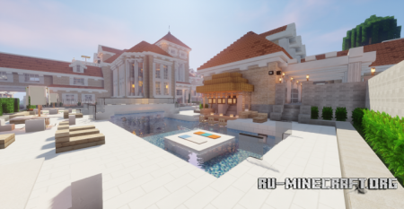  Beach-side B&B Resort & Mansion  Minecraft