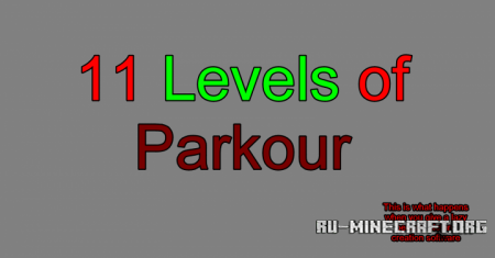  11 Levels of Parkour  Minecraft