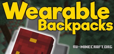  Wearable Backpacks  Minecraft 1.12.2
