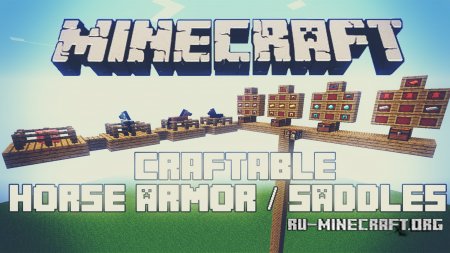  Craftable Horse Armour and Saddle  Minecraft 1.12.2