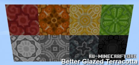  Better Glazed Terracotta  Minecraft PE 1.2
