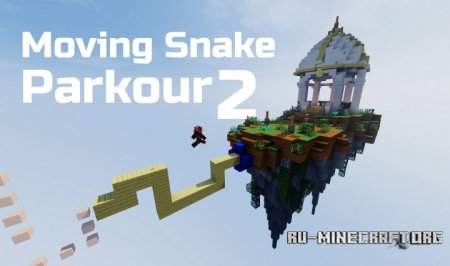  Moving Snake Parkour 2  Minecraft