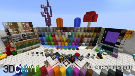  3D CreatorCraft [16x]  Minecraft 1.12