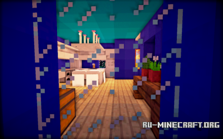  Blue House  Minecraft