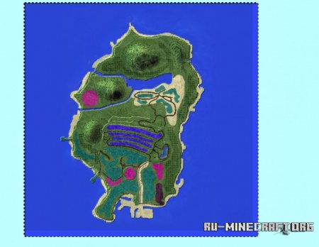 Gta 5 minecraft карта