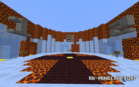  Lava and Ice Parkour  Minecraft