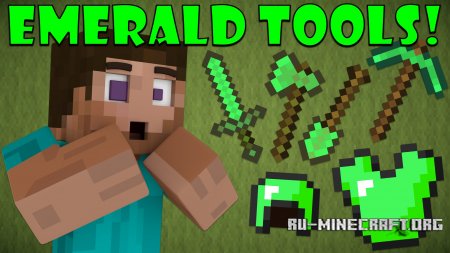 Скачать Emerald Tools для Minecraft 1.11