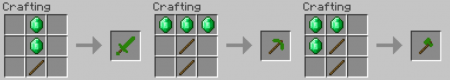  Emerald Tools  Minecraft 1.11
