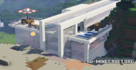  Modern Mountain Mansion 2  Minecraft