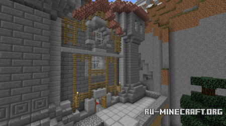  Mountain Ish Castle  Minecraft