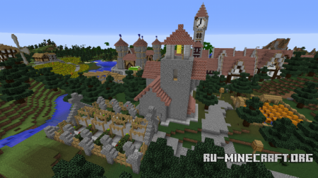  Mountain Ish Castle  Minecraft