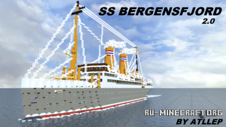  SS Bergensfjord  Minecraft