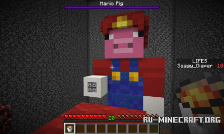  Mario Pig Boss Fight  Minecraft