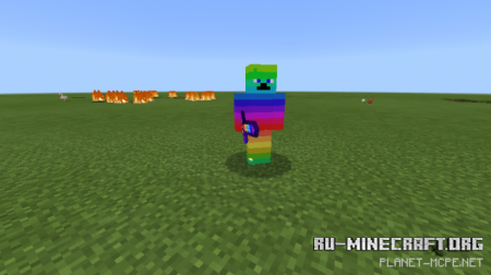  Rainbow Steve  Minecraft PE 1.2