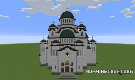  Temple of Saint Sava  Minecraft