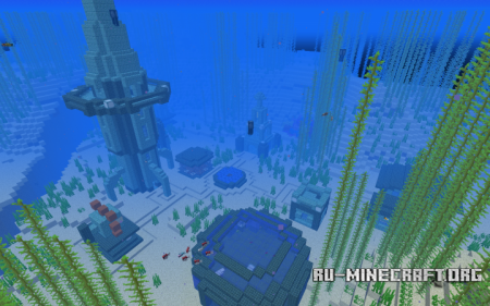  Underwater Village  Minecraft