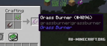  Grass Burner  Minecraft 1.12
