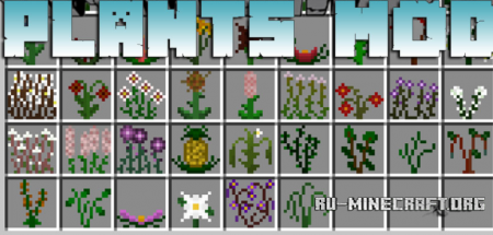 Скачать Plants для Minecraft 1.12