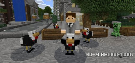  Chicken Bodyguard  Minecraft PE 1.2