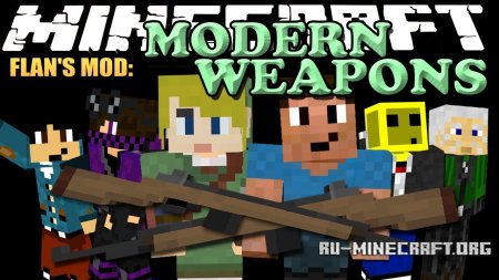  Flans Modern Weapons  Minecraft 1.12.2
