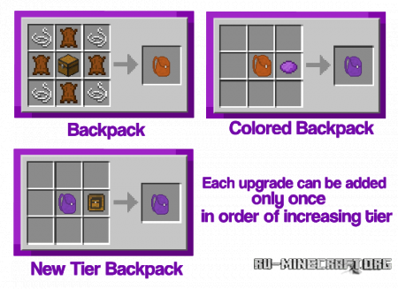  Improved Backpacks  Minecraft 1.12.2