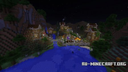  Small Semi-Modern Town  Minecraft