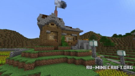  Small Semi-Modern Town  Minecraft