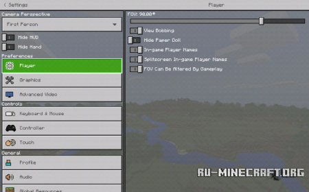  Organized Settings  Minecraft PE 1.2