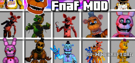  Five Nights at Freddys Reborn  Minecraft 1.12.2