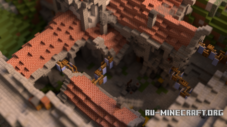  Asperia Builds - Mountain Fortress  Minecraft