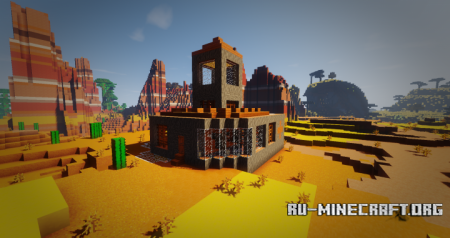  Mesa Flats - Modern Wooden Home  Minecraft