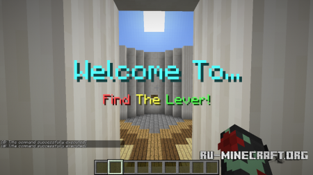  Find a Lever 1.0  Minecraft