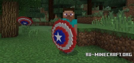  Captain Americas Shield  Minecraft PE 1.5