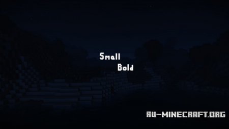  Small and Bold [8x]  Minecraft 1.12