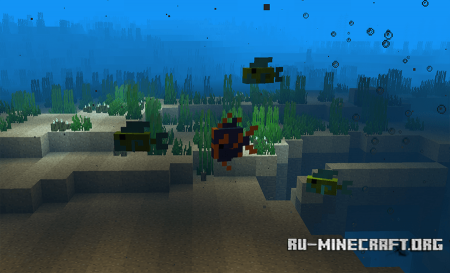 Рыбы в Minecraft 1.13