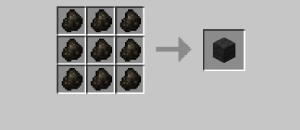  A Block of Charcoal  Minecraft 1.11.2