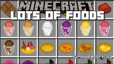  Lots of Food  Minecraft 1.10.2