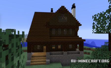  Shingle Style Lake House  Minecraft