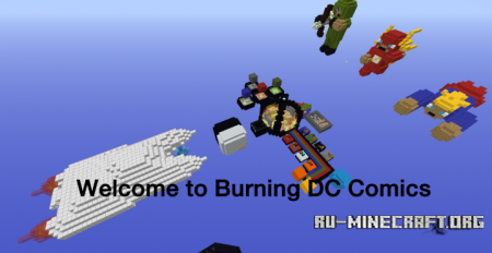  Burning DC Comics  Minecraft