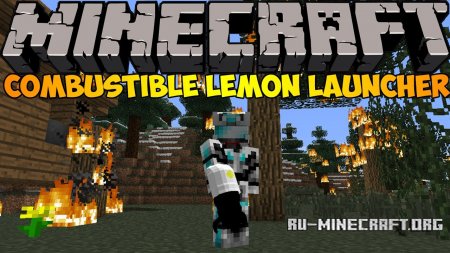  Combustible Lemon Launcher  Minecraft 1.12.2